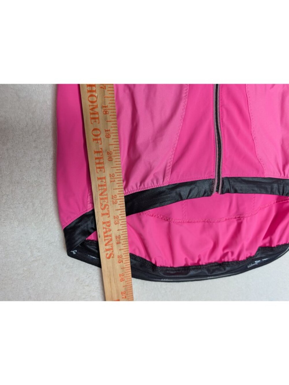 Lululemon Womens Neon Pink Paceline Cycling Jacket Size 8 Zip Up Reflective Deta - Picture 6 of 12